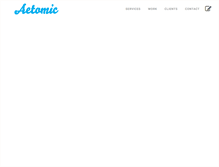 Tablet Screenshot of aetomic.com